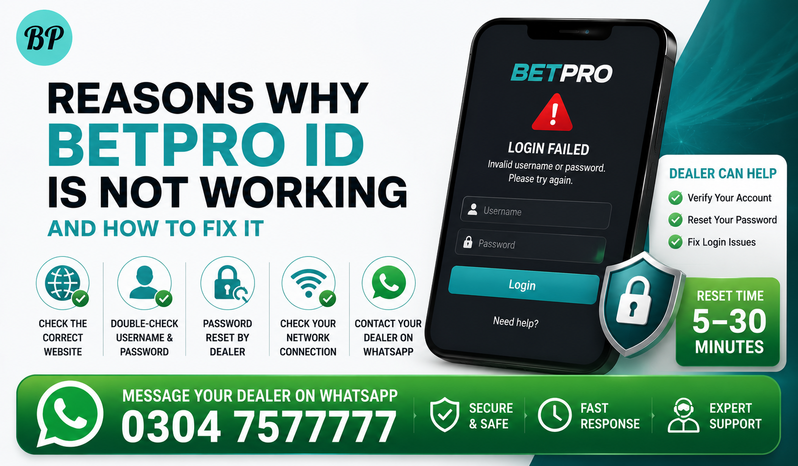  Reasons Why BetPro ID Is Not Working And How To Fix It